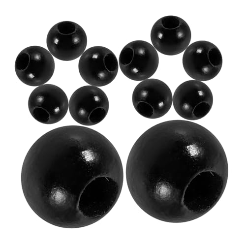 OFFIGAM 40 Stück Große Holzperlen für Diy Schmuckherstellung Runde Holzperlen für Armbänder und Bastelprojekte Vielseitige und Langlebige Perlen für Ideen OFFIGAM 40 Stück Große Holzperlen für Diy Schmuckherstellung Runde Holzperlen für Armbänder und Bastelprojekte Vielseitige und Langlebige Perlen für Ideen von OFFIGAM