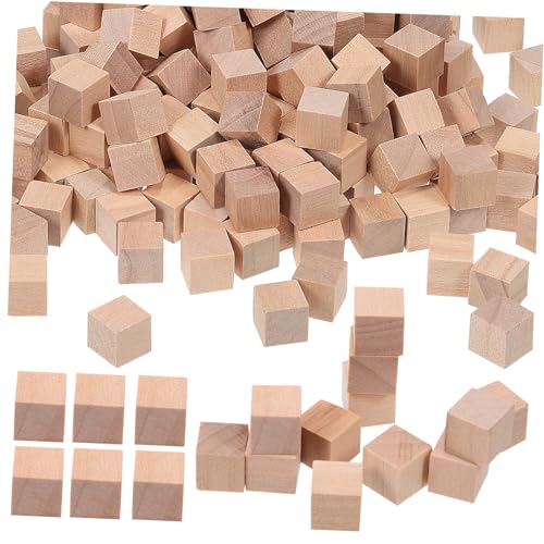 OFFIGAM 400 Stück Unbehandelte Holz Würfel für Bastelprojekte Natürliche Holzklötze DIY Bausteine für Kreative Handarbeiten und Dekorationen OFFIGAM 400 Stück Unbehandelte Holz Würfel für Bastelprojekte Natürliche Holzklötze DIY Bausteine für Kreative Handarbeiten und Dekorationen von OFFIGAM