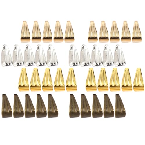OFFIGAM 400Stücke DIY Anhängeranschlüsse Legierte Klemmen für Halskette Schmuckherstellung Antikbronze für Kreative Bastelprojekte von OFFIGAM