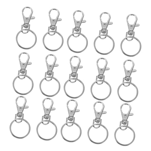 OFFIGAM 40Stücke Drehbare Schlüsselanhänger Clips Robuste Karabinerhaken für DIY Bastelarbeiten Abnehmbar und Sicher für Schlüssel und Zubehör OFFIGAM 40Stücke Drehbare Schlüsselanhänger Clips Robuste Karabinerhaken für DIY Bastelarbeiten Abnehmbar und Sicher für Schlüssel und Zubehör von OFFIGAM
