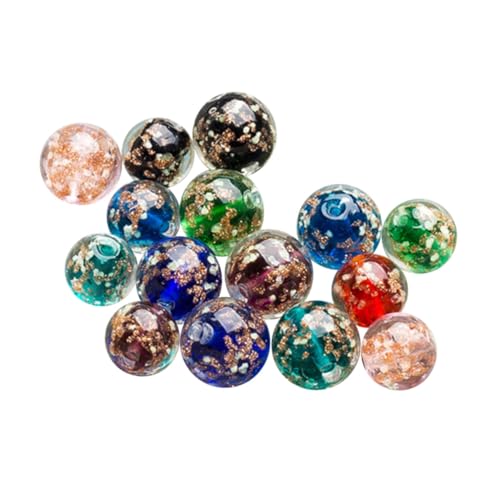 OFFIGAM 40Stücke Leuchtende Glasperlen mit Lochdesign für DIY Schmuck für Armbänder und Schlüsselanhänger Abstandsperlen Hochwertige Materialqualität OFFIGAM 40Stücke Leuchtende Glasperlen mit Lochdesign für DIY Schmuck für Armbänder und Schlüsselanhänger Abstandsperlen Hochwertige Materialqualität von OFFIGAM