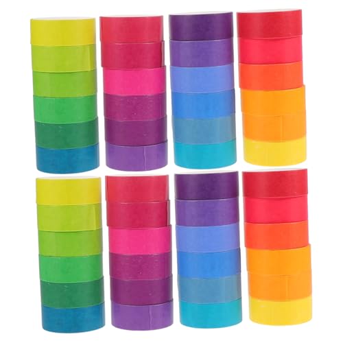 OFFIGAM 48 Rollen Buntes Washi Tape Farben Klebeband für DIY Scrapbooking Planer und Dekoratives Klebeband für Kreative Projekte und Handwerksideen OFFIGAM 48 Rollen Buntes Washi Tape Farben Klebeband für DIY Scrapbooking Planer und Dekoratives Klebeband für Kreative Projekte und Handwerksideen von OFFIGAM