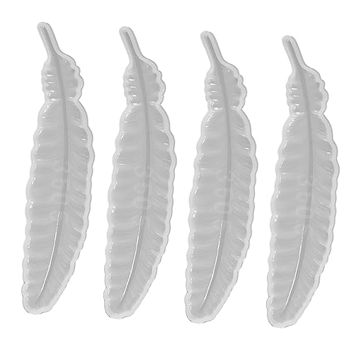 OFFIGAM 4Stücke Silikon Federform DIY Lesezeichen Gießform für Epoxidharz Bastelarbeiten Glatte Oberfläche für Familie Perfektes Zubehör OFFIGAM 4Stücke Silikon Federform DIY Lesezeichen Gießform für Epoxidharz Bastelarbeiten Glatte Oberfläche für Familie Perfektes Zubehör von OFFIGAM