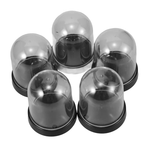 OFFIGAM 5 Sätze Glasvasenabdeckung Ausstellungskuppel Makramee-Pflanzenaufhänger Miniatur-Kuppelglocke Kuchenform mit Deckel Kuchenkuppel Plastikglocke Mini-Cloche Glocke aus Kunststoff OFFIGAM 5 Sätze Glasvasenabdeckung Ausstellungskuppel Makramee-Pflanzenaufhänger Miniatur-Kuppelglocke Kuchenform mit Deckel Kuchenkuppel Plastikglocke Mini-Cloche Glocke aus Kunststoff von OFFIGAM