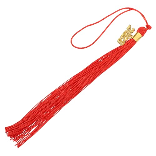 OFFIGAM 5 Stück Abschluss Quaste abschlussfeier graduation cap Hutquasten für den akademischen Abschluss zum Abitur Akademische Abschlusskappe Quasten mit 2023 Dekore für Abschlusskleider von OFFIGAM