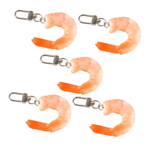 OFFIGAM 5 Stück Garnelenmodell geburtstagsgeschenk schlüsselanhanger Garnelen Schlüsselanhänger Garnelen Dekoration Rucksackschlüsselkette Schlüsselanhänger lustig Rucksackzauber rot OFFIGAM 5 Stück Garnelenmodell geburtstagsgeschenk schlüsselanhanger Garnelen Schlüsselanhänger Garnelen Dekoration Rucksackschlüsselkette Schlüsselanhänger lustig Rucksackzauber rot von OFFIGAM