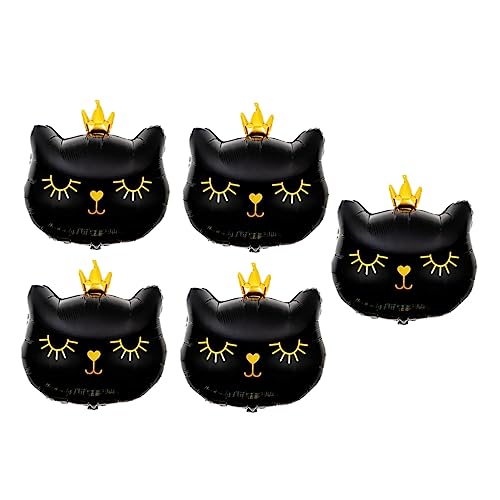 OFFIGAM 5 Stück Katzenballon Szene Folienballons Für Katzen Luftballons Mit Katzentieren Pastell Partydekorationen Partyzubehör Geburtstag Folienballon Katze Haustier Black Aluminiumfolie OFFIGAM 5 Stück Katzenballon Szene Folienballons Für Katzen Luftballons Mit Katzentieren Pastell Partydekorationen Partyzubehör Geburtstag Folienballon Katze Haustier Black Aluminiumfolie von OFFIGAM