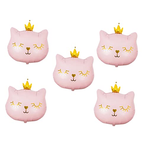 OFFIGAM 5 Stück Katzenballon hochzeitsdeko tierluftballone party decoration luftballons balongas Dekorationen Plaudern Blau Cartoon-Tierballons tierischer Folienballon Aluminiumfolie Rosa OFFIGAM 5 Stück Katzenballon hochzeitsdeko tierluftballone party decoration luftballons balongas Dekorationen Plaudern Blau Cartoon-Tierballons tierischer Folienballon Aluminiumfolie Rosa von OFFIGAM