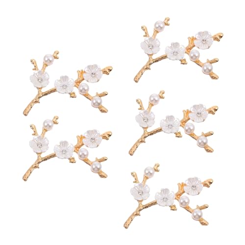 OFFIGAM 5 Stück Legierungspearl weißer Zweigzubehör geformt Perle DIY zubehör Filialzubehör Blume Perlenzubehör selber machen DIY- aus Legierung Zinklegierung Golden OFFIGAM 5 Stück Legierungspearl weißer Zweigzubehör geformt Perle DIY zubehör Filialzubehör Blume Perlenzubehör selber machen DIY- aus Legierung Zinklegierung Golden von OFFIGAM