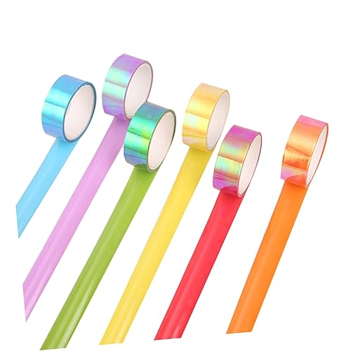OFFIGAM 5 Stück Regenbogenband Klebeband für Scrapbooking Abdeckband einfarbige Bänder Klebeband für Heimwerker OFFIGAM 5 Stück Regenbogenband Klebeband für Scrapbooking Abdeckband einfarbige Bänder Klebeband für Heimwerker von OFFIGAM