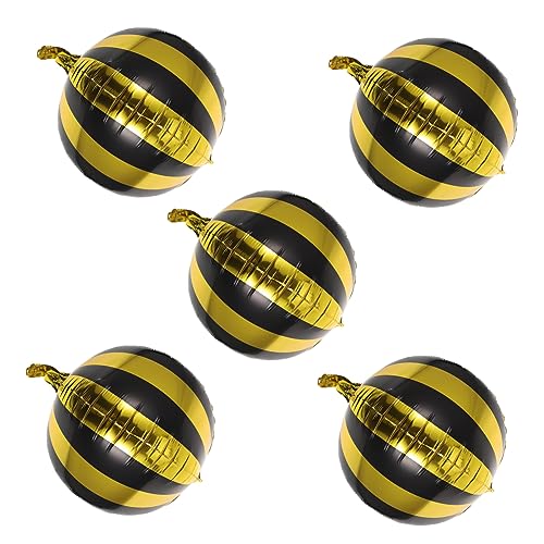 OFFIGAM 5 Stück gestreifter Ballon helium balloon helium ballon Geburtstag Heliumballons Alles zum Geburtstag Ballon gestreifter Aluminiumfolienballon gestreifte Folienballons Black OFFIGAM 5 Stück gestreifter Ballon helium balloon helium ballon Geburtstag Heliumballons Alles zum Geburtstag Ballon gestreifter Aluminiumfolienballon gestreifte Folienballons Black von OFFIGAM