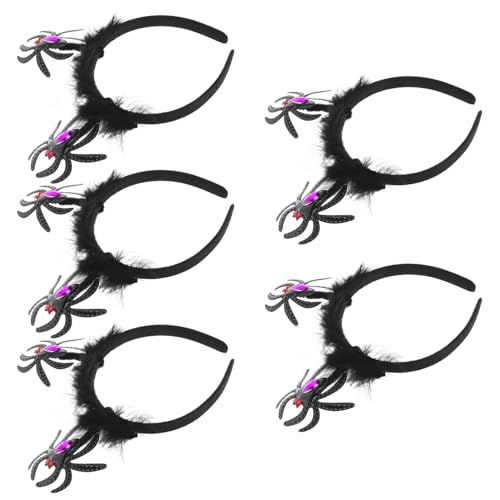 OFFIGAM 5-teiliges Halloween-spinnen-stirnband: Cosplay- -stirnband, Festival-kopfbedeckung, Party-kopfschmuck Für Maskerade, zubehör OFFIGAM 5-teiliges Halloween-spinnen-stirnband: Cosplay- -stirnband, Festival-kopfbedeckung, Party-kopfschmuck Für Maskerade, zubehör von OFFIGAM
