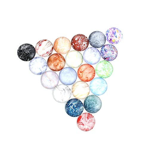 OFFIGAM 50 Stück Glas Aufkleber Zur Schmuckherstellung Befleckt Edelstein-aufkleber Cabochon Marmor Runder Aufkleber Bastelzubehör Selber Machen Glasfleck OFFIGAM 50 Stück Glas Aufkleber Zur Schmuckherstellung Befleckt Edelstein-aufkleber Cabochon Marmor Runder Aufkleber Bastelzubehör Selber Machen Glasfleck von OFFIGAM