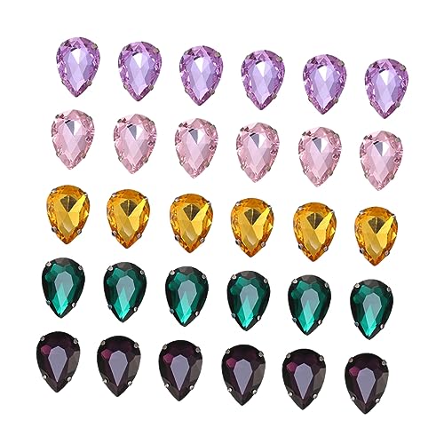 OFFIGAM 50 Stück Klauenbohrer Mit Vierbauer Form Schüttgut Bunt Strass Aufnähen Dekorationen Anhänger Für Die Schmuckherstellung Groß Handwerk Reiz Träne Perlen Kristallklaue OFFIGAM 50 Stück Klauenbohrer Mit Vierbauer Form Schüttgut Bunt Strass Aufnähen Dekorationen Anhänger Für Die Schmuckherstellung Groß Handwerk Reiz Träne Perlen Kristallklaue von OFFIGAM