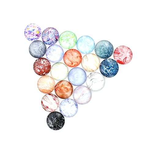 OFFIGAM 50 Stück Marmorkristallpflaster Edelstein-Aufkleber flache Rückenkristalle farbig Dekorative Murmeln Schmuckmaterial selber machen Glasfleck glas aufkleber OFFIGAM 50 Stück Marmorkristallpflaster Edelstein-Aufkleber flache Rückenkristalle farbig Dekorative Murmeln Schmuckmaterial selber machen Glasfleck glas aufkleber von OFFIGAM