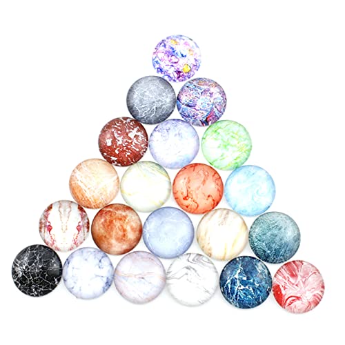 OFFIGAM 50 Stück Marmorkristallpflaster kleine Murmeln Cabochons Mosaik runden Ohrring Schmuckmaterial selber machen Glasfleck glas aufkleber Bastelzubehör selber machen OFFIGAM 50 Stück Marmorkristallpflaster kleine Murmeln Cabochons Mosaik runden Ohrring Schmuckmaterial selber machen Glasfleck glas aufkleber Bastelzubehör selber machen von OFFIGAM