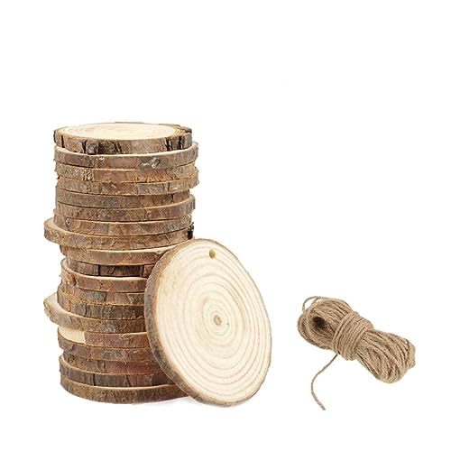 OFFIGAM 50 Stück Rund- Und Hanfseilset Holzscheiben Selber Machen Protokoll OFFIGAM 50 Stück Rund- Und Hanfseilset Holzscheiben Selber Machen Protokoll von OFFIGAM