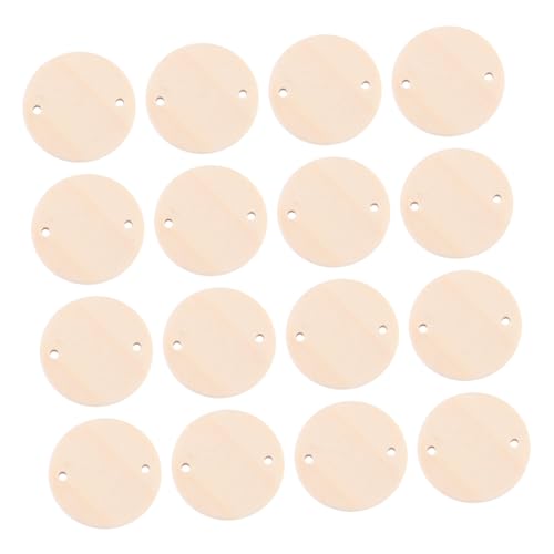 OFFIGAM 50 Stück Runde Holz Ohrstecker Charms für Frauen DIY Schmuckzubehör Bastelbedarf für Ohrringe für Kreative Projekte und von OFFIGAM