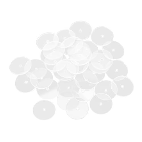 OFFIGAM 50 Stück Transparente Ohrstecker Polster für Ohrringe Bequeme Ohrstopper für Droopy Ohren Geeignet für Verschiedene Schmuckstücke und Optimalen Tragekomfort von OFFIGAM