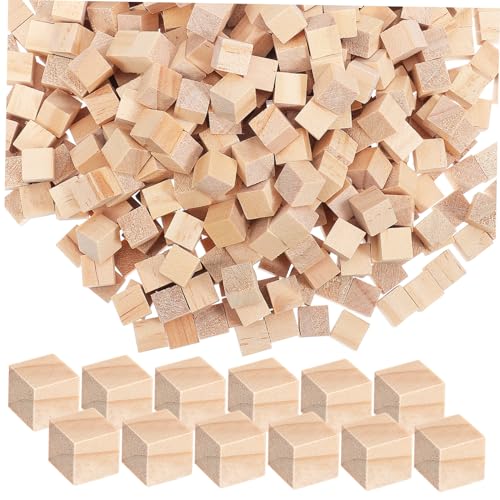 OFFIGAM 500 Stück Holzklötze zum Basteln Unbehandelte Holzwürfel Massivem Holz Quadratische DIY Bausteine für Kreative Projekte Große Holzblöcke Naturfarbe OFFIGAM 500 Stück Holzklötze zum Basteln Unbehandelte Holzwürfel Massivem Holz Quadratische DIY Bausteine für Kreative Projekte Große Holzblöcke Naturfarbe von OFFIGAM