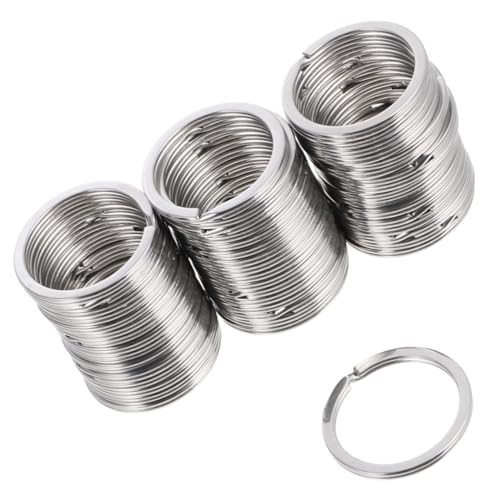 OFFIGAM 50Stücke Flache Runde Schlüsselanhänger Schlüsselanhängerringe zum Basteln für DIY Projekte und Schlüsselorganisation OFFIGAM 50Stücke Flache Runde Schlüsselanhänger Schlüsselanhängerringe zum Basteln für DIY Projekte und Schlüsselorganisation von OFFIGAM