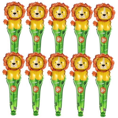 OFFIGAM 50Stücke Folienballons Handballon Löwenform Dekorationsballons für Partys Geburtstagsfeiern und Besondere Anlässe Leuchtende Farben und Design OFFIGAM 50Stücke Folienballons Handballon Löwenform Dekorationsballons für Partys Geburtstagsfeiern und Besondere Anlässe Leuchtende Farben und Design von OFFIGAM