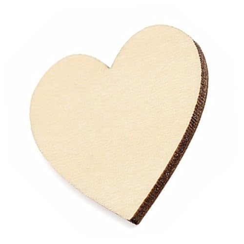OFFIGAM 50Stücke Herzförmige Holzscheiben Unlackierter DIY Verzierungen für Hochzeit und Weihnachtsschmuck Unvollendete Holzscheiben für Bastelprojekte OFFIGAM 50Stücke Herzförmige Holzscheiben Unlackierter DIY Verzierungen für Hochzeit und Weihnachtsschmuck Unvollendete Holzscheiben für Bastelprojekte von OFFIGAM