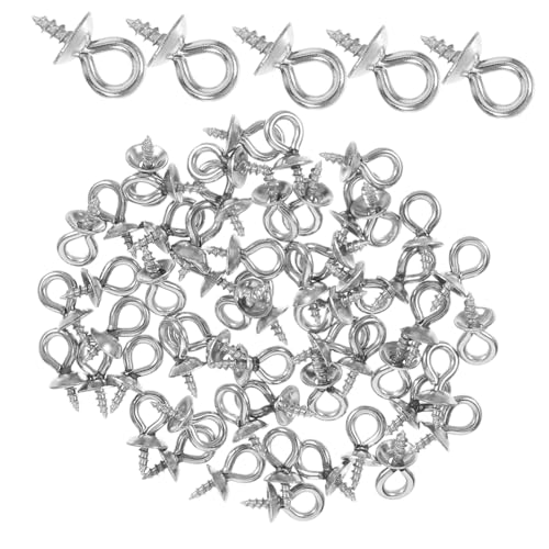 OFFIGAM 50pcs Edelstahl -augenschrauben Und Haken Für Schmuckstifte Make Eye Pins Kleine Perlenstifte OFFIGAM 50pcs Edelstahl -augenschrauben Und Haken Für Schmuckstifte Make Eye Pins Kleine Perlenstifte von OFFIGAM