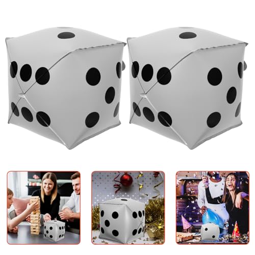 OFFIGAM 5Stücke Aluminiumfolie Würfelballons für Party Dekoration Aufblasbare Jumbo Ballons für Poker Themen Events Langlebig und Leicht zu Verwenden OFFIGAM 5Stücke Aluminiumfolie Würfelballons für Party Dekoration Aufblasbare Jumbo Ballons für Poker Themen Events Langlebig und Leicht zu Verwenden von OFFIGAM