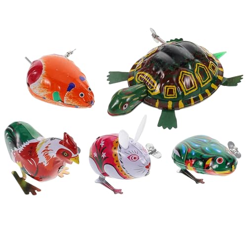 OFFIGAM 5Stücke Aufziehspielzeug Blechspielzeug Für Nostalgische Wind Up Spielzeuge Für Weihnachten Geburtstagsfeiern Und Mitgebsel Zufällige Designs OFFIGAM 5Stücke Aufziehspielzeug Blechspielzeug Für Nostalgische Wind Up Spielzeuge Für Weihnachten Geburtstagsfeiern Und Mitgebsel Zufällige Designs von OFFIGAM