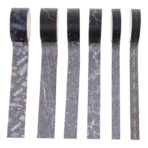 OFFIGAM 6 Rollen Washi-tape Maskierung Wickeln Party Streifen Dekoration Gemustert Abdeckband Farbig Sammelalbum Klebeband Dekorieren Für Scrapbooking Papier OFFIGAM 6 Rollen Washi-tape Maskierung Wickeln Party Streifen Dekoration Gemustert Abdeckband Farbig Sammelalbum Klebeband Dekorieren Für Scrapbooking Papier von OFFIGAM