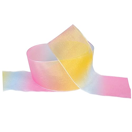 OFFIGAM 6 Stück DIY Haarschmuck Zubehör Gradient Regenbogen Druck Chiffon Bänder für Haarbänder Festtagsdekorationen und Kreative Projekte OFFIGAM 6 Stück DIY Haarschmuck Zubehör Gradient Regenbogen Druck Chiffon Bänder für Haarbänder Festtagsdekorationen und Kreative Projekte von OFFIGAM