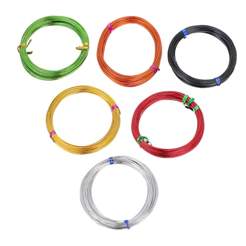 OFFIGAM 6 Stück Farbe Aluminium draht biegen eloxiert farbig flexibler Draht Drähte für den Kunstunterricht bunte Aluminiumdrähte Aluminiumdraht Basteldrähte Kreativ OFFIGAM 6 Stück Farbe Aluminium draht biegen eloxiert farbig flexibler Draht Drähte für den Kunstunterricht bunte Aluminiumdrähte Aluminiumdraht Basteldrähte Kreativ von OFFIGAM