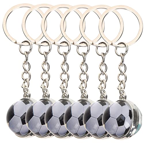 OFFIGAM 6 Stück Fußball-schlüsselanhänger Heller Fußball Fußball-aufkleber Fußball Schlüsselanhänger Fußballzubehör Gefälligkeiten Für Sportpartys Fußball-goodie-bags-füller Bot Glas OFFIGAM 6 Stück Fußball-schlüsselanhänger Heller Fußball Fußball-aufkleber Fußball Schlüsselanhänger Fußballzubehör Gefälligkeiten Für Sportpartys Fußball-goodie-bags-füller Bot Glas von OFFIGAM