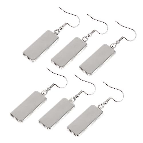 OFFIGAM 6 Stück Handgefertigte Materialien Für Ohrringe Material Für Ohrschmuck Selber Machen Ohrringe Diy Zubehör Herstellung Von Accessoires Für Ohrringe Silber Rostfreier Stahl OFFIGAM 6 Stück Handgefertigte Materialien Für Ohrringe Material Für Ohrschmuck Selber Machen Ohrringe Diy Zubehör Herstellung Von Accessoires Für Ohrringe Silber Rostfreier Stahl von OFFIGAM