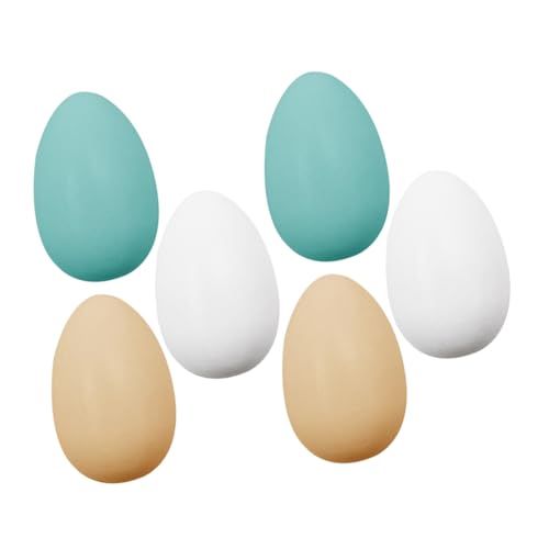 OFFIGAM 6 Stück Holz Ostereier Unbemalte Diy Eier für Erwachsene Dekoration für Ostern Geeignet für Bastelprojekte und Fotorequisiten OFFIGAM 6 Stück Holz Ostereier Unbemalte Diy Eier für Erwachsene Dekoration für Ostern Geeignet für Bastelprojekte und Fotorequisiten von OFFIGAM