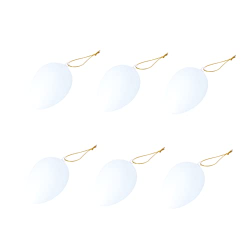 OFFIGAM 6 Stück Ostereier selber machen ostereier easter egg decoration Ostereier Dekoration Ostereier Blase Zauberstab Eierbecher Osterei- weißes Osterei von OFFIGAM