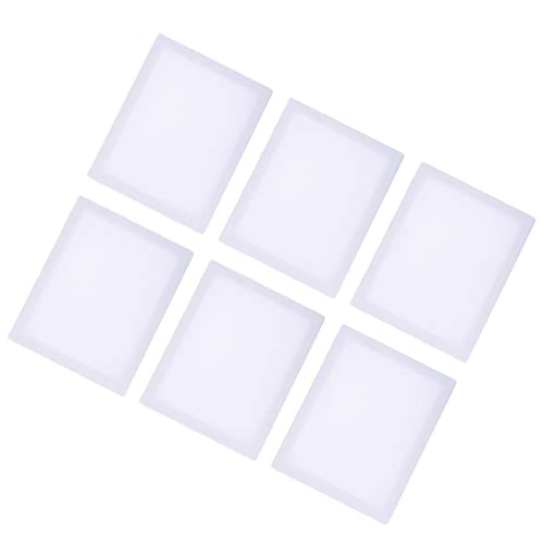 OFFIGAM 6 Stück Segeltuch Rahmen Malerei rechteckig Flache Leinwandplatten Malutensilien Planke Leinwände zum Malen malen Zeichnung sprühlack gestreckte Hölzern Weiß OFFIGAM 6 Stück Segeltuch Rahmen Malerei rechteckig Flache Leinwandplatten Malutensilien Planke Leinwände zum Malen malen Zeichnung sprühlack gestreckte Hölzern Weiß von OFFIGAM