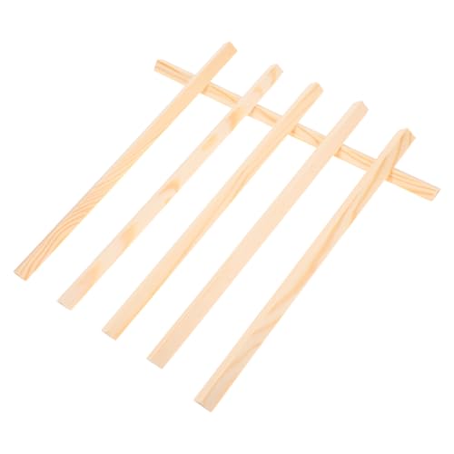 OFFIGAM 6 Stück Teiliges Dreieckige Holzleisten Kiefer für Diy Fensterverkleidung Fotografie Requisiten und Dekorative Vielseitig Einsetzbar von OFFIGAM