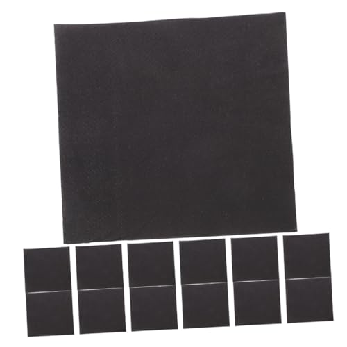OFFIGAM 60 Stück Mittagsserviette Pappteller Zum Geburtstag Schwarze Leinenservietten Geburtstagsservietten Und Teller Getränkeservietten Halloween-servietten Papier Black OFFIGAM 60 Stück Mittagsserviette Pappteller Zum Geburtstag Schwarze Leinenservietten Geburtstagsservietten Und Teller Getränkeservietten Halloween-servietten Papier Black von OFFIGAM