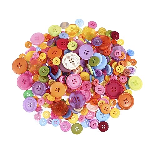 OFFIGAM 600 Stück Resin Knöpfe und Näharbeiten DIY Bastelprojekte Scrapbooking Kleidung Kinderhemden Mischpackung OFFIGAM 600 Stück Resin Knöpfe und Näharbeiten DIY Bastelprojekte Scrapbooking Kleidung Kinderhemden Mischpackung von OFFIGAM