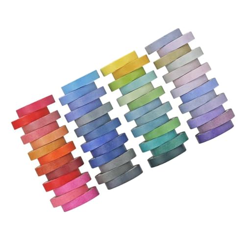 OFFIGAM 60Rollen Washi Tape Bunte DIY Scrapbooking Bänder für Journaling Farbiges Dekoratives Klebeband für Kreative Projekte und Notizen von OFFIGAM