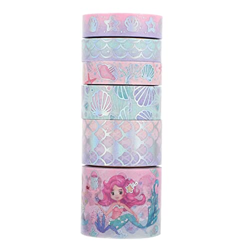 OFFIGAM 6Rollen Washi Tape Klebeband für DIY Dekoration Scrapbooking und Journals Muster für Handwerk und für Persönliche Projekte OFFIGAM 6Rollen Washi Tape Klebeband für DIY Dekoration Scrapbooking und Journals Muster für Handwerk und für Persönliche Projekte von OFFIGAM