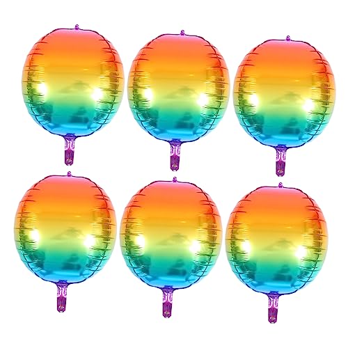 OFFIGAM 6Stücke Gradient Luftballons Dekorative Partyballons für Geburtstagsfeiern Hochzeiten und Veranstaltungen Langlebige und Vielseitige von OFFIGAM