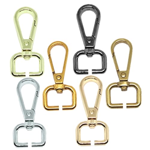 OFFIGAM 6Stücke Taschenkarabiner Robuste Metall Schnallen für Geldbörsen und Handtaschenriemen und Lichtbeständig Farbvarianten für Taschen Design OFFIGAM 6Stücke Taschenkarabiner Robuste Metall Schnallen für Geldbörsen und Handtaschenriemen und Lichtbeständig Farbvarianten für Taschen Design von OFFIGAM