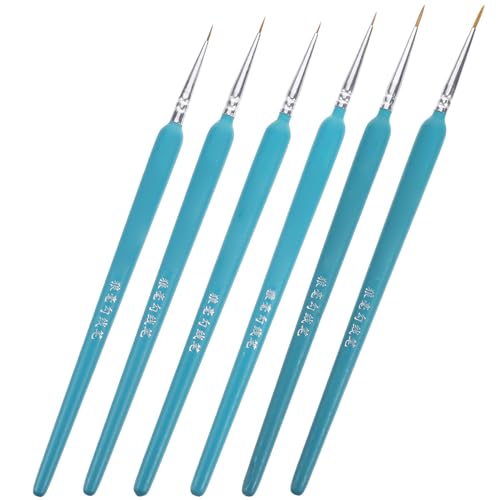 OFFIGAM 6Stücke Teiliges Detailpinsel für Präzises Malen für Wasserfarben Gouache und Ölfarben für Künstler Aller Erfahrungsstufen OFFIGAM 6Stücke Teiliges Detailpinsel für Präzises Malen für Wasserfarben Gouache und Ölfarben für Künstler Aller Erfahrungsstufen von OFFIGAM