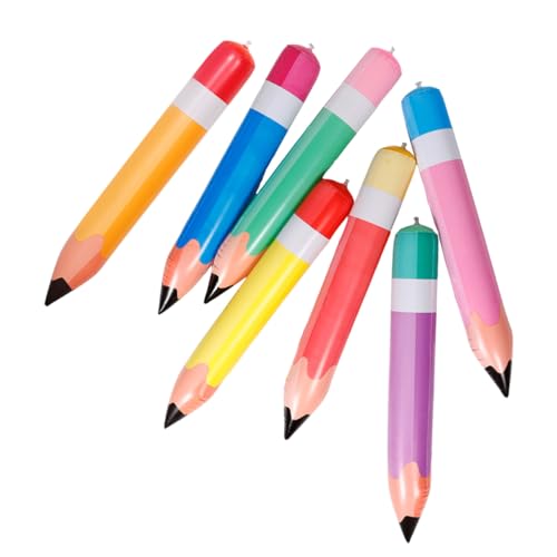 OFFIGAM 7 Stück Teiliges Aufblasbare Bleistifte aus PVC Riesige Bunte Bleistiftballons für Schulanfang Geburtstagsfeiern und Klassenzimmerdekoration Leicht Langlebig und Einfach OFFIGAM 7 Stück Teiliges Aufblasbare Bleistifte aus PVC Riesige Bunte Bleistiftballons für Schulanfang Geburtstagsfeiern und Klassenzimmerdekoration Leicht Langlebig und Einfach von OFFIGAM