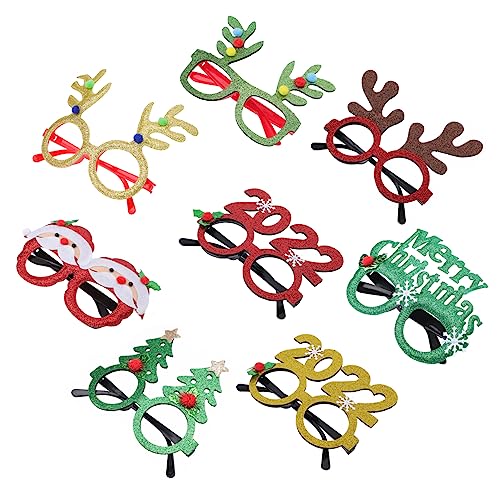 OFFIGAM 8Stücke Weihnachtsbrillen Kreative Partybrillen Für Neujahrsfeiern Und Weihnachtsdekoration Foto Requisiten Für Unvergessliche Erinnerungen OFFIGAM 8Stücke Weihnachtsbrillen Kreative Partybrillen Für Neujahrsfeiern Und Weihnachtsdekoration Foto Requisiten Für Unvergessliche Erinnerungen von OFFIGAM