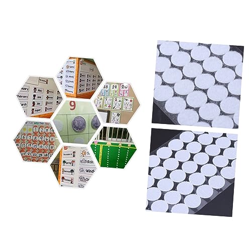 OFFIGAM 900Stücke Selbstklebende Runde Klettpunkte Weißes Haken und Schleifenband für DIY Bastelprojekte und Zuhause OFFIGAM 900Stücke Selbstklebende Runde Klettpunkte Weißes Haken und Schleifenband für DIY Bastelprojekte und Zuhause von OFFIGAM