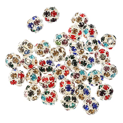 OFFIGAM 90Stücke Strassperlen und Weiche Tonperlen für DIY Schmuck Glänzende Spacer Perlen für und Armbänder Bastelmaterialien für Kreative OFFIGAM 90Stücke Strassperlen und Weiche Tonperlen für DIY Schmuck Glänzende Spacer Perlen für und Armbänder Bastelmaterialien für Kreative von OFFIGAM